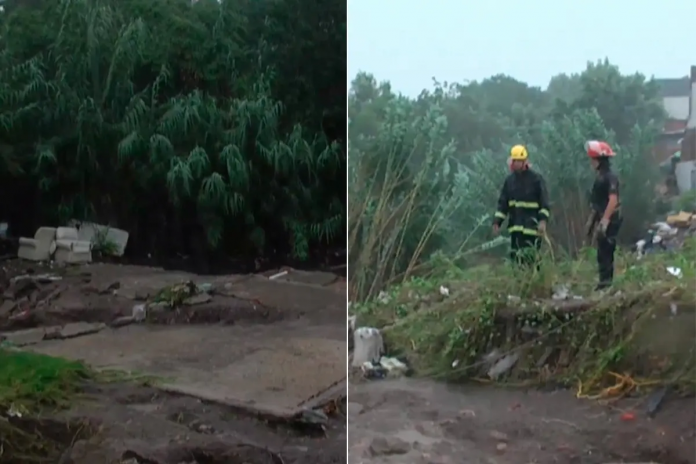 Rescataron a tres integrantes de la familia arrastrada por el agua en Paraná
