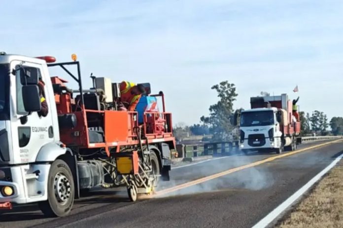 Autovía del Mercosur avanza en iluminación y señalización en rutas entrerrianas