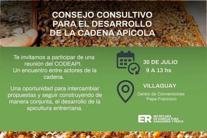 Apicultura entrerriana: reunión clave en Villaguay el 30 de julio