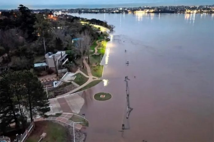 Creciente del Uruguay: la Defensa Sur de Concordia está lista