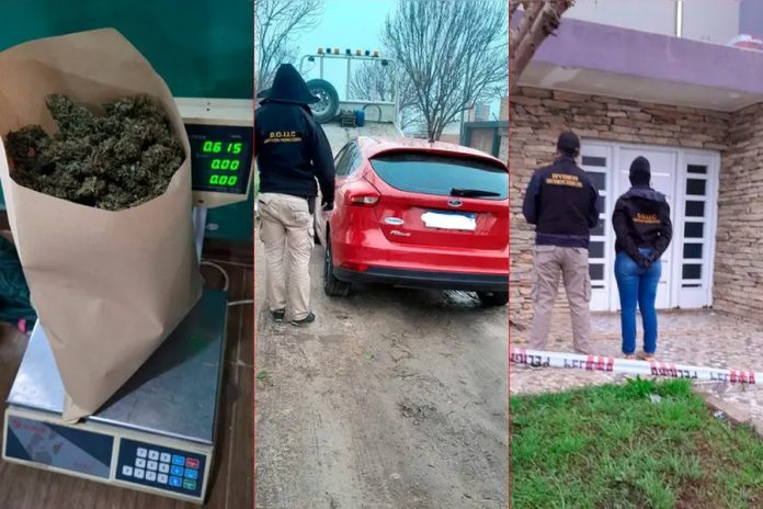 Allanamiento en Paraná: detenidos y 2,7 kilos de marihuana tras balacera