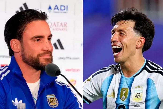 Tagliafico le tiró una broma a Lisandro Martínez por su regreso a Gualeguay