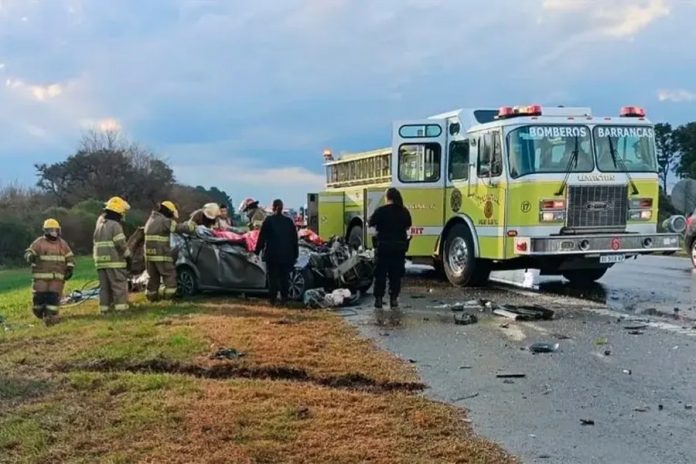 Choque fatal en la Autopista Rosario-Santa Fe: dos muertos cerca de Monje