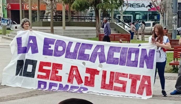 Paro docente en Concordia: 75% de acatamiento y reclamo por paritarias