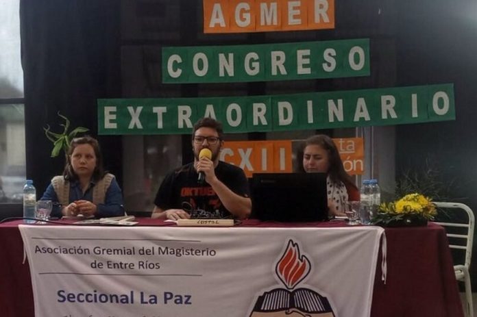AGMER endurece la pelea: el Congreso facultó al gremio a escalar el conflicto