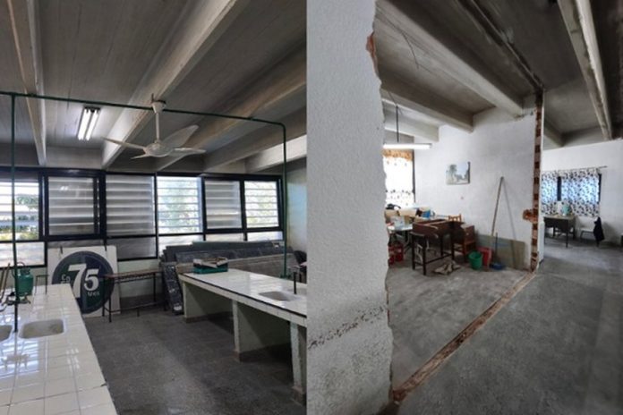 Obras en escuela de La Paz: agua, cocina y más para 1.200 alumnos