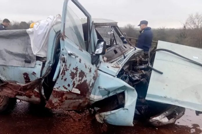 Velocidad y llovizna: choque en puente de Villaguay deja dos heridos