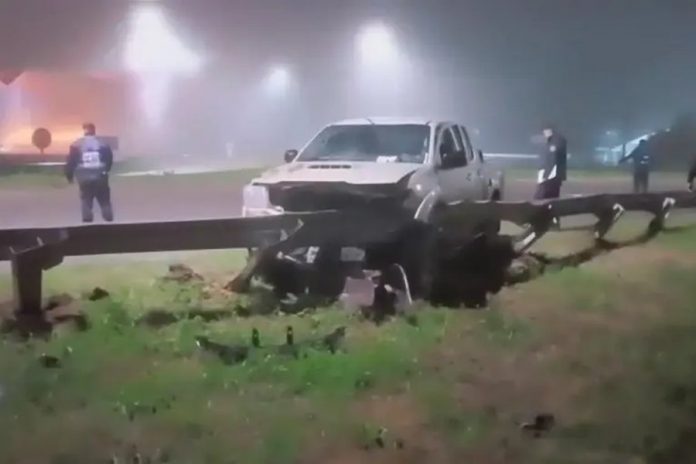Alcoholizado al doble del límite: destrozó su camioneta en Villaguay