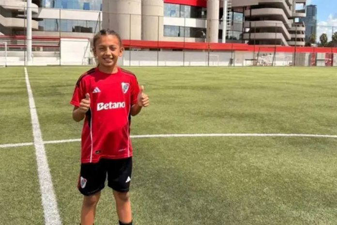 Una concordiense de 12 años firmó con River y ya metió su primer gol