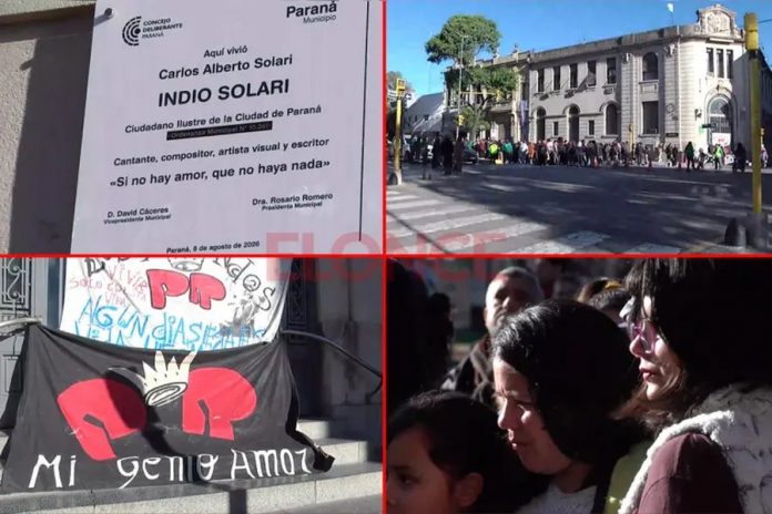 Paraná: descubrieron una placa donde vivió el Indio Solari