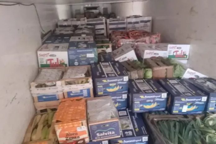 Media tonelada de fruta sin papeles, frenada en el Túnel Subfluvial