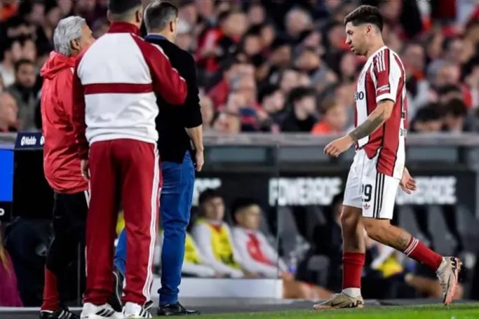 Montiel se pierde la ida ante Santa Fe: River sin lateral derecho