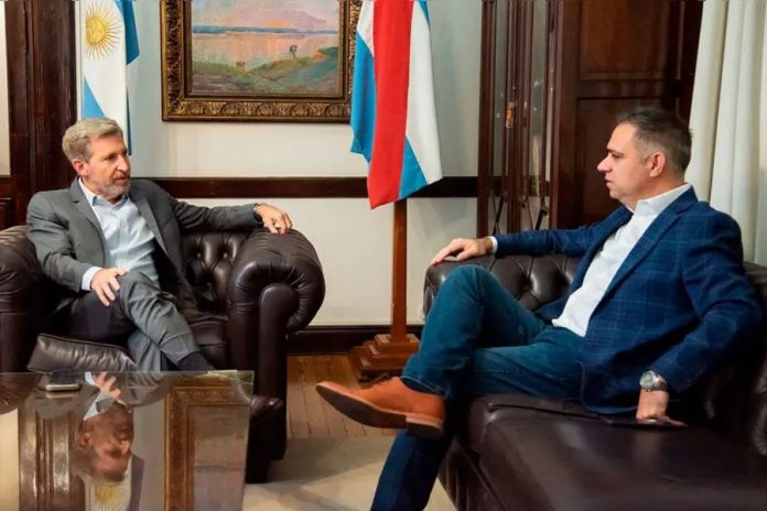 Frigerio y Davico se reunieron para hablar de obras, salud y agua