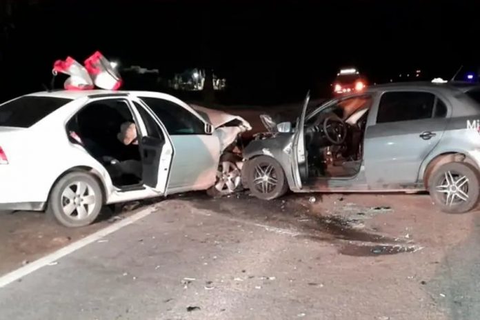 Cinco heridos en un choque sobre la Ruta 135, dos en estado grave
