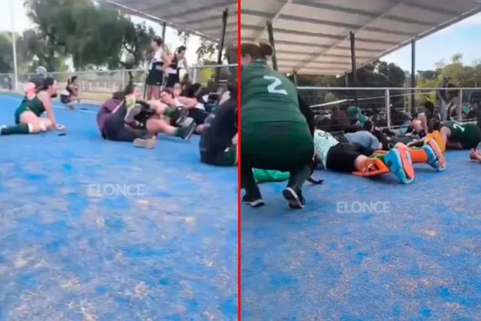 Disparos en pleno partido de hockey en Paraná: las jugadoras se tiraron al piso