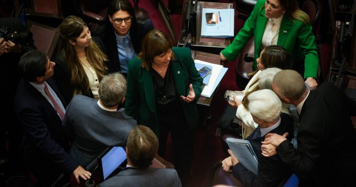 Bullrich bloqueó la jugada de Villarruel y acordó con el peronismo en el Senado