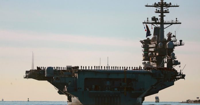 Familias de marinos de EE.UU. denuncian hambre y abandono en buques de guerra