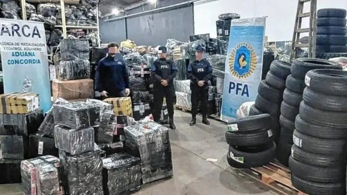 Operativo en Concordia: incautaron mercadería por más de $580 millones