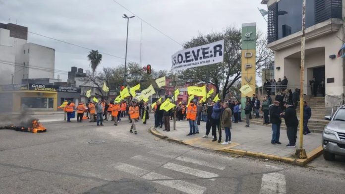 Paro histórico en Vialidad entrerriana: 40 años sin parar y hoy frenan todo