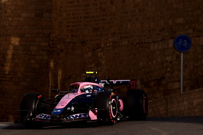 Colapinto, 10° en la FP3 de Bakú: llega la clasificación