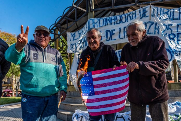 Detenidos en la marcha de jubilados: 