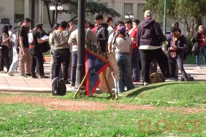 Scouts llenaron la Plaza 1º de Mayo de Paraná en su día
