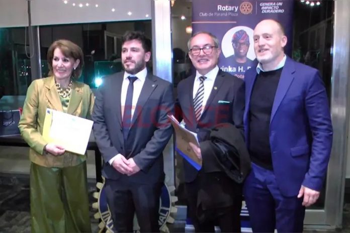 Rotary Club Paraná Plaza tiene nuevo presidente: asumió Luciano Cozza