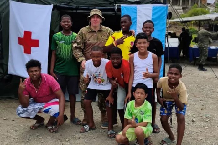 Volvió el contingente argentino que operó en Colombia: 250.000 litros potabilizados