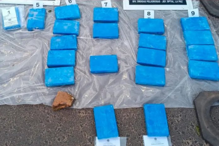 Lila los delató: 20 kilos de cocaína frenados antes de entrar a Entre Ríos