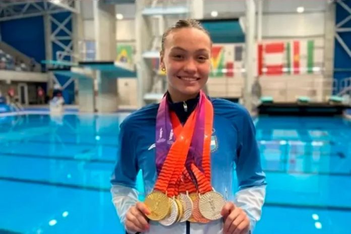 16 años y siete medallas: Cecilia Dieleke ya apunta a los Juegos Olímpicos