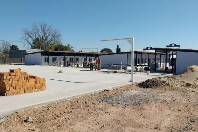 San Justo: la Escuela Técnica N°7 llega al 70% de obra con $1.664 millones invertidos