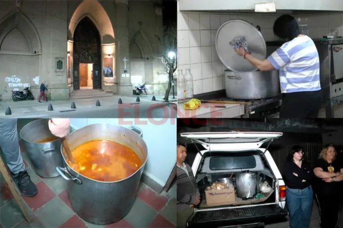El comedor de San Miguel entrega unas 120 viandas por semana en Plaza Sáenz Peña