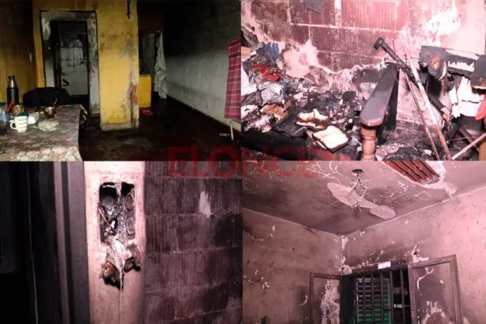 Incendio en Paraná XIV: un niño de 8 años fue internado y piden ayuda