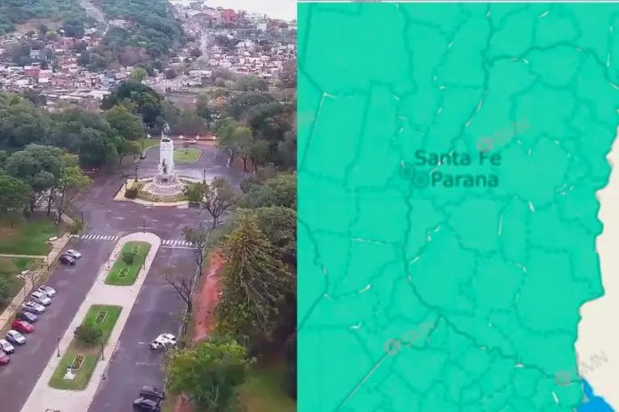 Cesó la alerta por tormentas en Entre Ríos: mejora gradual con ráfagas