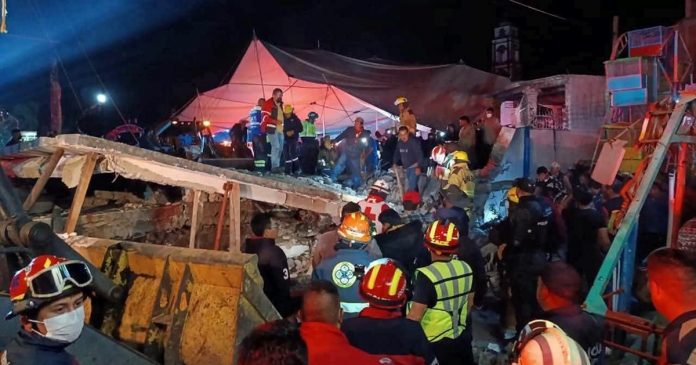 Nueve muertos en México: pirotecnia explotó dentro de una iglesia en fiesta patronal