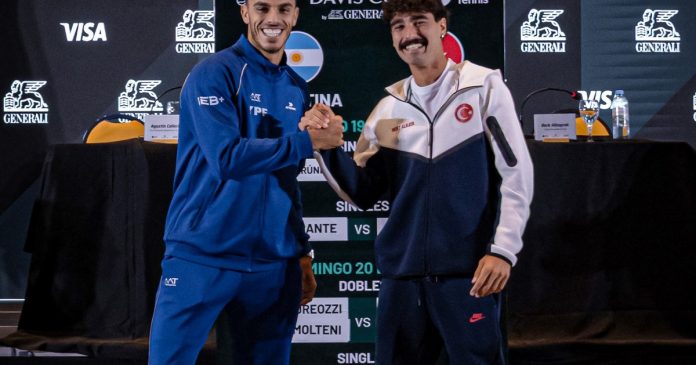 Argentina vs Turquía en Copa Davis: hora, TV y el dato de Cerúndolo