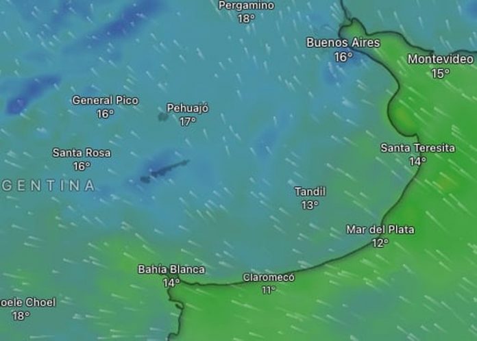 Tormentas y vientos: el SMN emite alertas amarillas en cinco zonas
