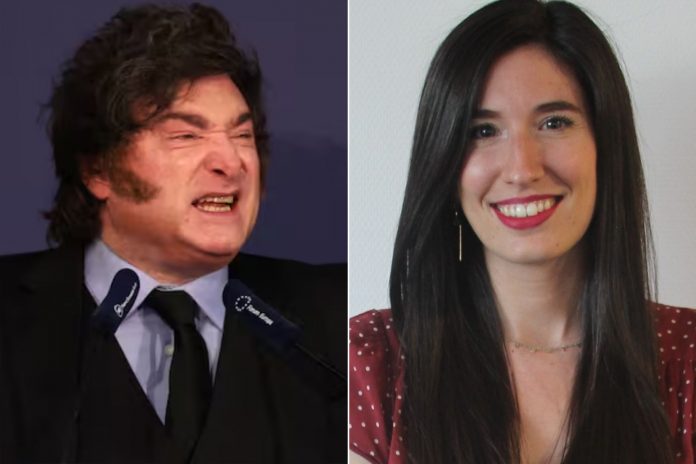 Milei, en Madrid: 'gente corta intelectualmente' a una periodista