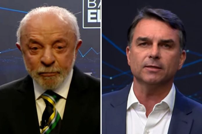 Lula y Flavio Bolsonaro, cara a cara en Brasil a una semana del balotaje