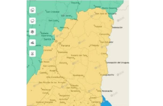 Alerta amarilla por tormentas en toda la provincia: Defensa Civil pide no salir