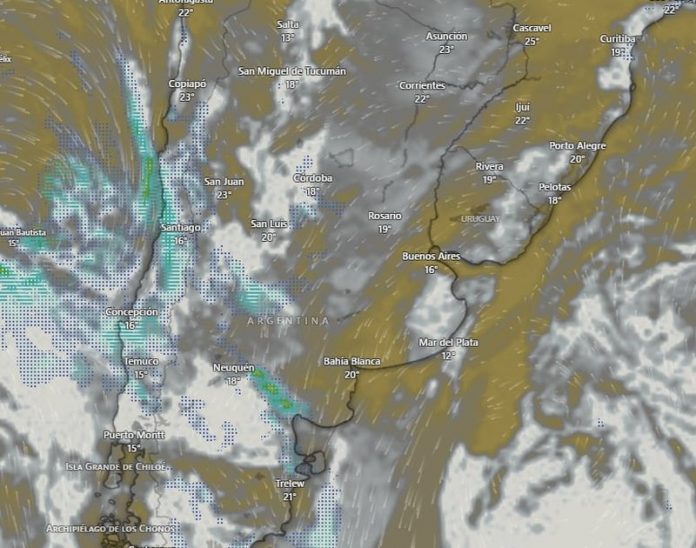 El SMN activó alertas por tormentas en Mendoza, Río Negro y otras provincias