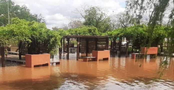 El río ingresa en la Colonia del CEC y la bronca contra Salto Grande