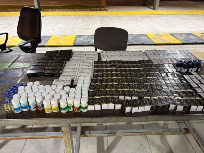 En Uruguay, anabólicos por más de un millón de pesos uruguayos en Salto Grande