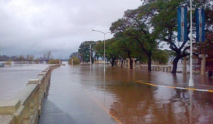 El río Uruguay bajará en Concordia, pero seguirá cerca de la alerta