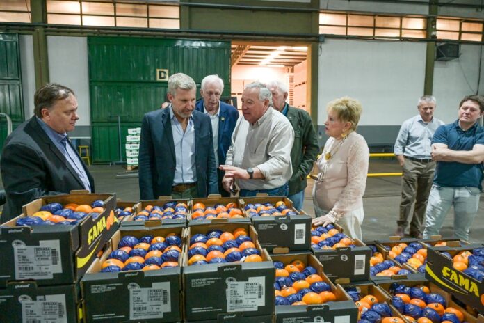 En Chajarí, el citrus le plantó la agenda laboral a Frigerio