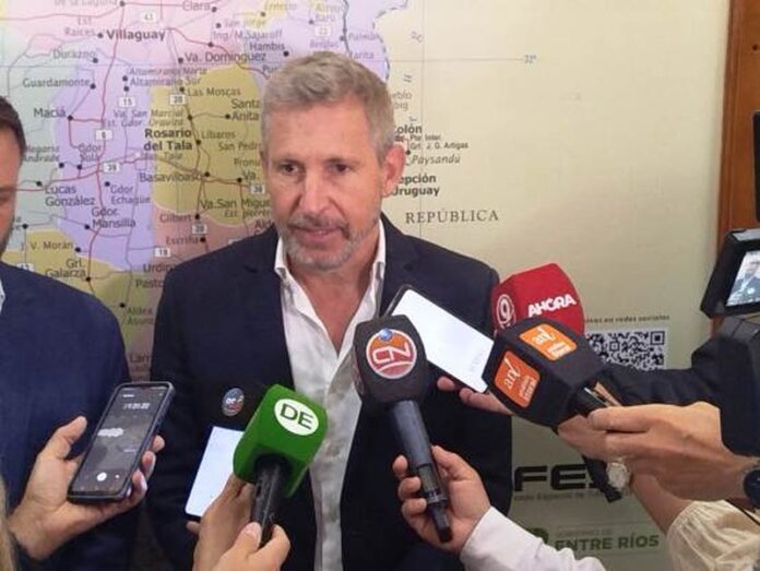 Frigerio balancea tres años: obras, Salto Grande y la crecida del Paraná