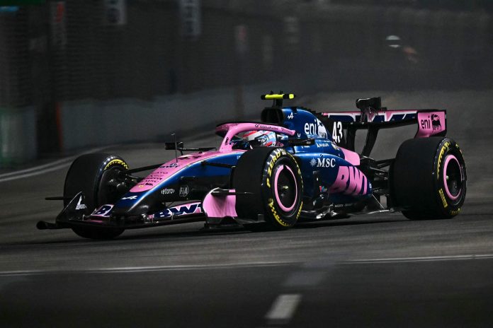 Colapinto, a un suspiro de avanzar: 11° en la clasificación de F1 en Singapur