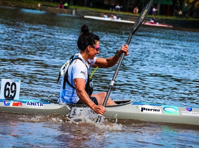 La concordiense Sabrina Torres, subcampeona mundial de canotaje en Gualeguaychú