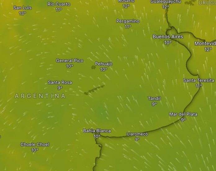 Alerta amarilla por tormentas en el sur y Córdoba: el pronóstico para Entre Ríos