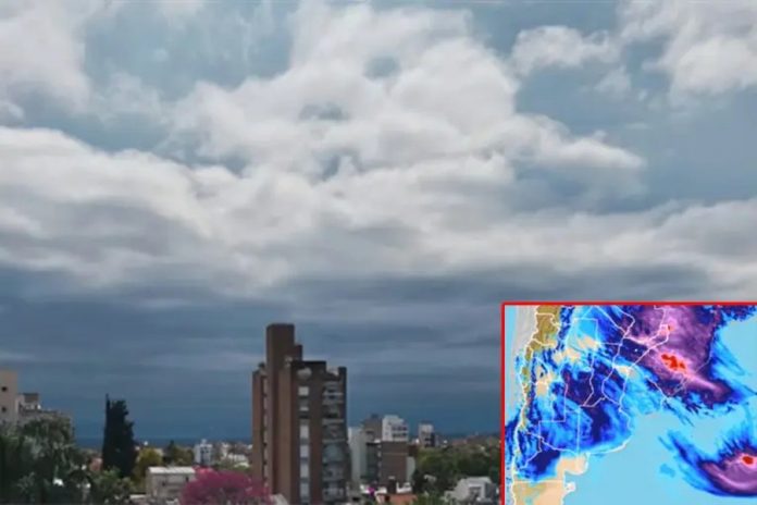 Bloqueo atmosférico: nubosidad y pocas lluvias en Entre Ríos